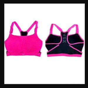 Victoria's Secret VSX Sports Bra - Size 34D in Pink and Black